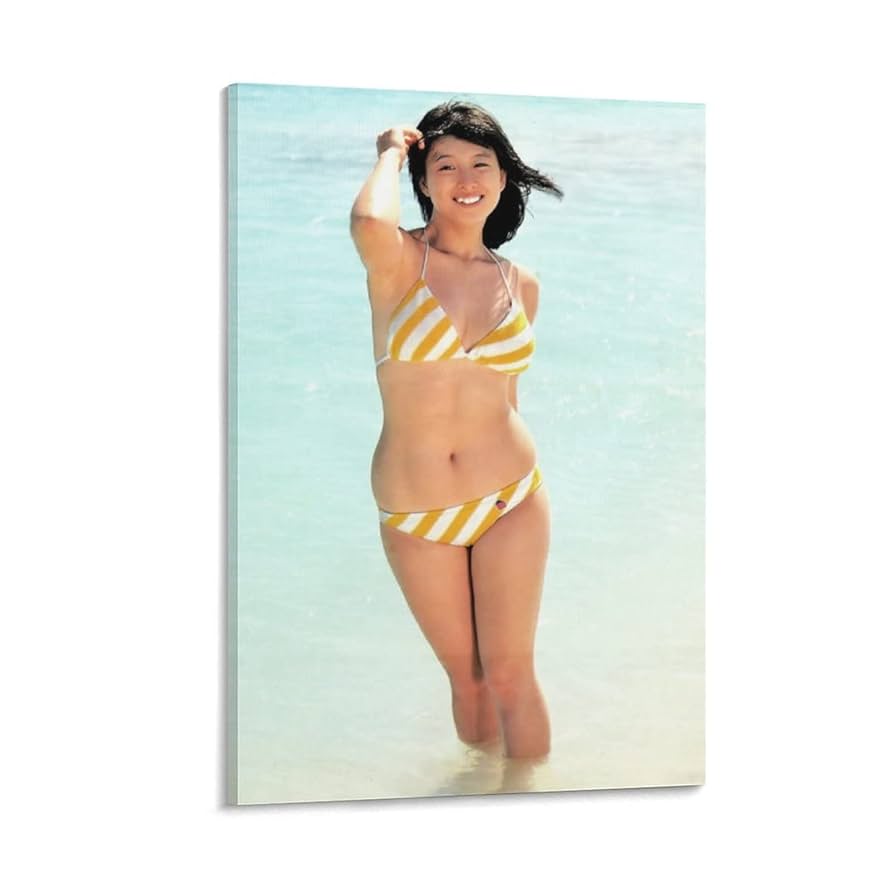 Amazon.co.jp: ポスター河合奈保子水着セクシー写真 アート
